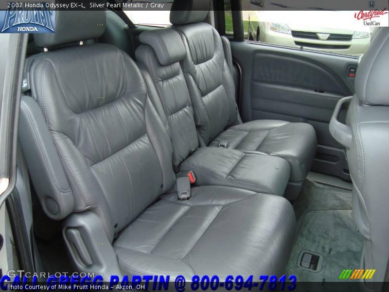 Silver Pearl Metallic / Gray 2007 Honda Odyssey EX-L