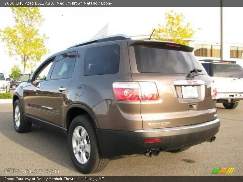 Medium Brown Metallic / Ebony 2008 GMC Acadia SLE AWD