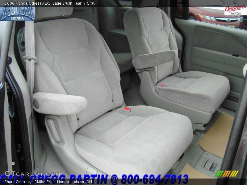 Sage Brush Pearl / Gray 2006 Honda Odyssey LX
