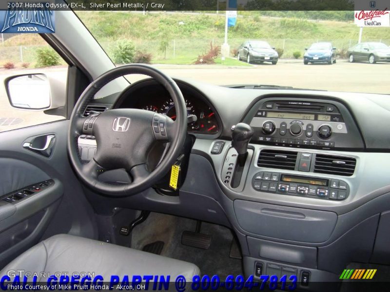 Silver Pearl Metallic / Gray 2007 Honda Odyssey EX-L