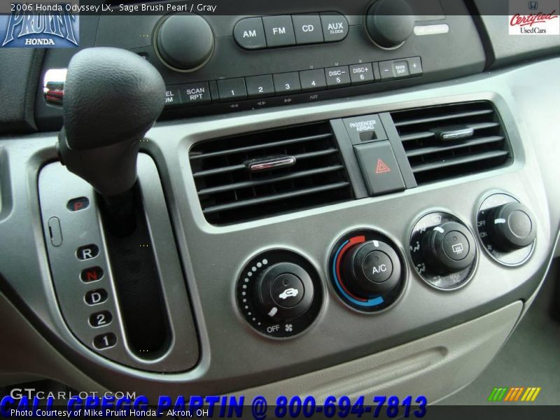 Sage Brush Pearl / Gray 2006 Honda Odyssey LX