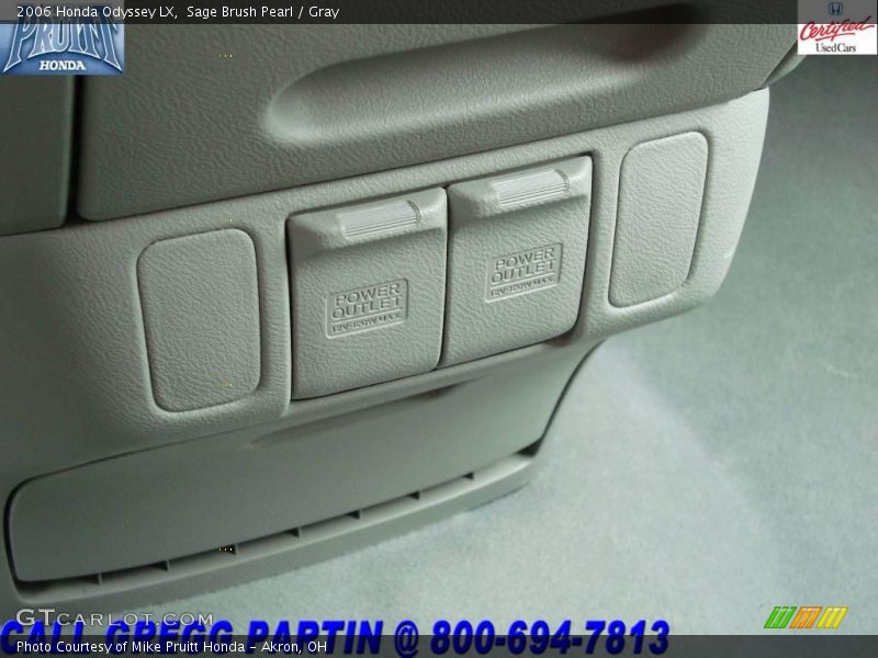 Sage Brush Pearl / Gray 2006 Honda Odyssey LX