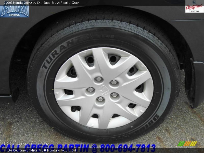 Sage Brush Pearl / Gray 2006 Honda Odyssey LX