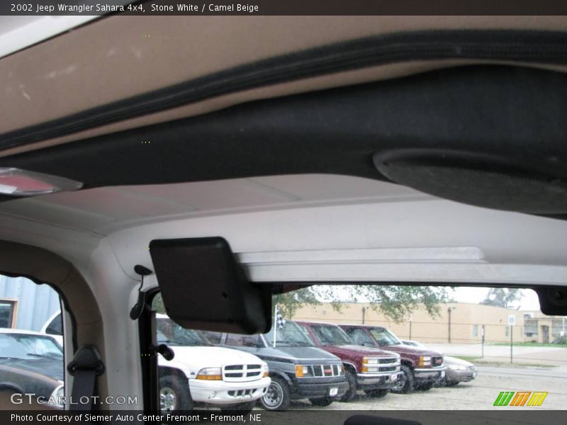 Stone White / Camel Beige 2002 Jeep Wrangler Sahara 4x4