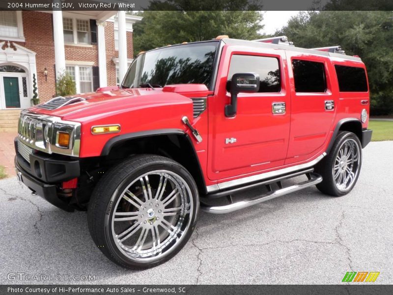 Victory Red / Wheat 2004 Hummer H2 SUV