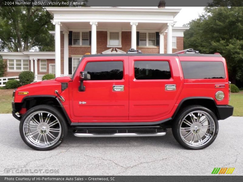 Victory Red / Wheat 2004 Hummer H2 SUV