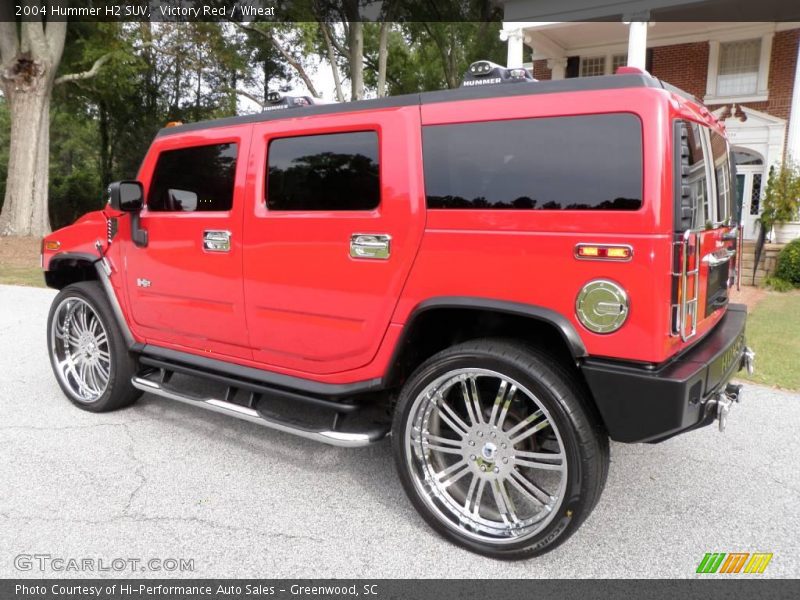 Victory Red / Wheat 2004 Hummer H2 SUV