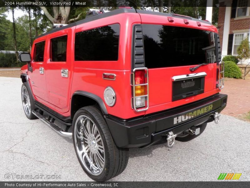 Victory Red / Wheat 2004 Hummer H2 SUV