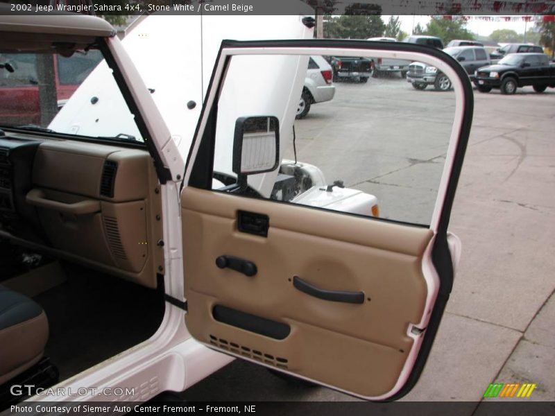 Stone White / Camel Beige 2002 Jeep Wrangler Sahara 4x4