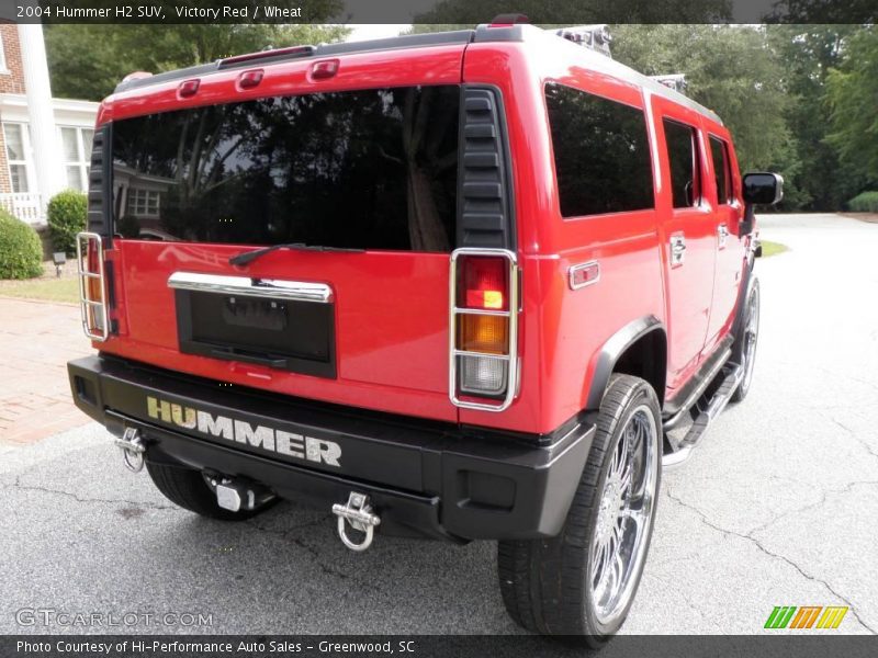 Victory Red / Wheat 2004 Hummer H2 SUV