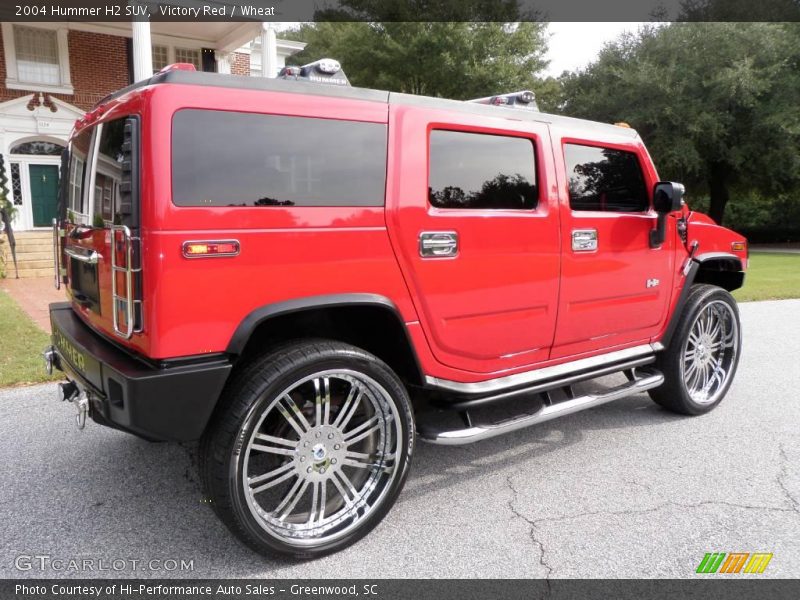 Victory Red / Wheat 2004 Hummer H2 SUV