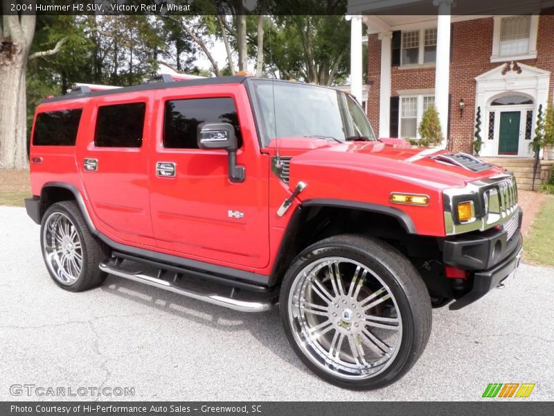 Victory Red / Wheat 2004 Hummer H2 SUV