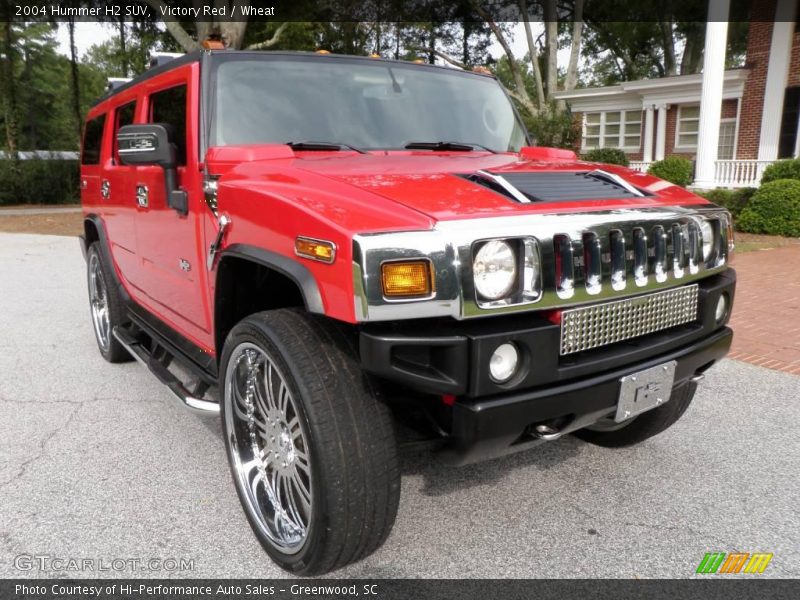 Victory Red / Wheat 2004 Hummer H2 SUV