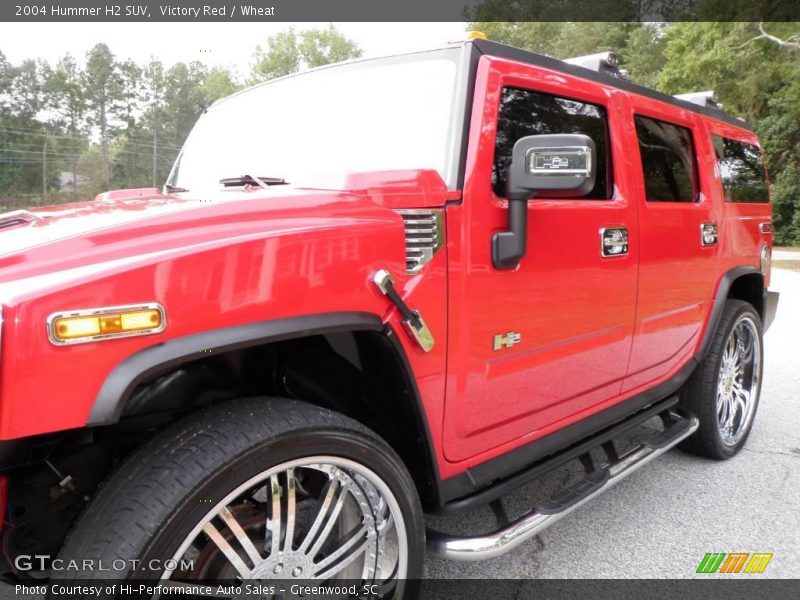 Victory Red / Wheat 2004 Hummer H2 SUV