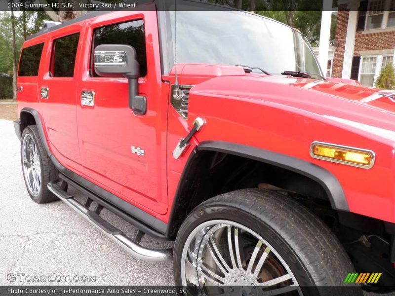 Victory Red / Wheat 2004 Hummer H2 SUV