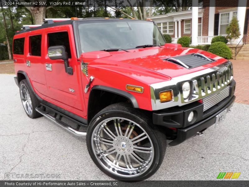 Victory Red / Wheat 2004 Hummer H2 SUV