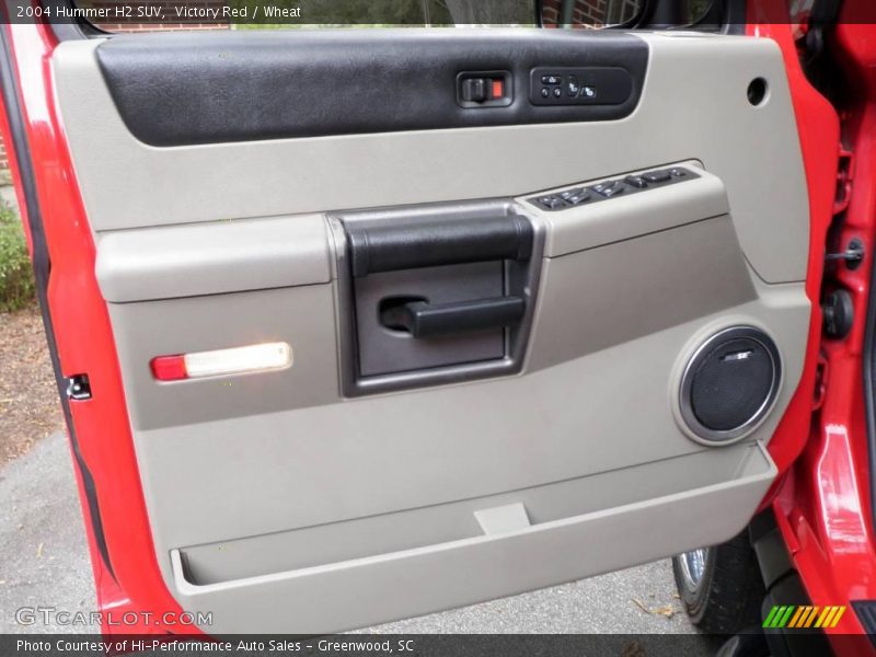 Victory Red / Wheat 2004 Hummer H2 SUV