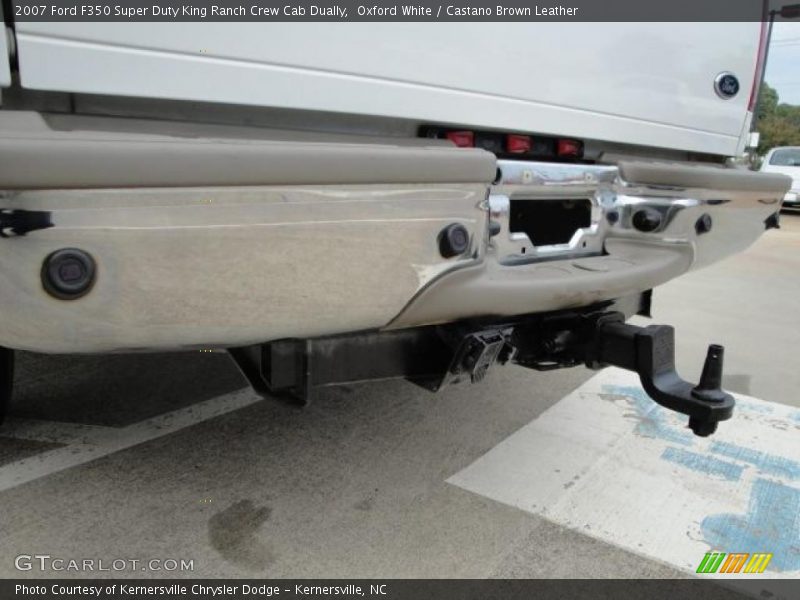 Oxford White / Castano Brown Leather 2007 Ford F350 Super Duty King Ranch Crew Cab Dually