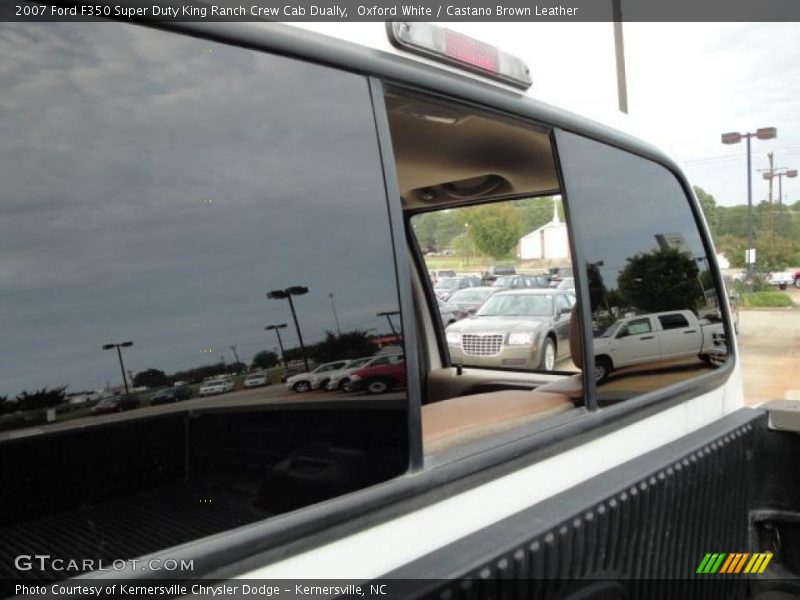 Oxford White / Castano Brown Leather 2007 Ford F350 Super Duty King Ranch Crew Cab Dually