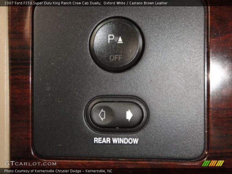 Oxford White / Castano Brown Leather 2007 Ford F350 Super Duty King Ranch Crew Cab Dually