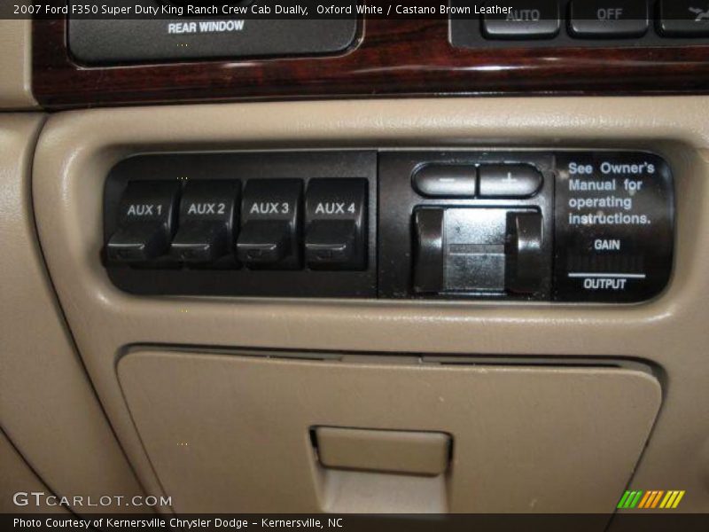 Oxford White / Castano Brown Leather 2007 Ford F350 Super Duty King Ranch Crew Cab Dually