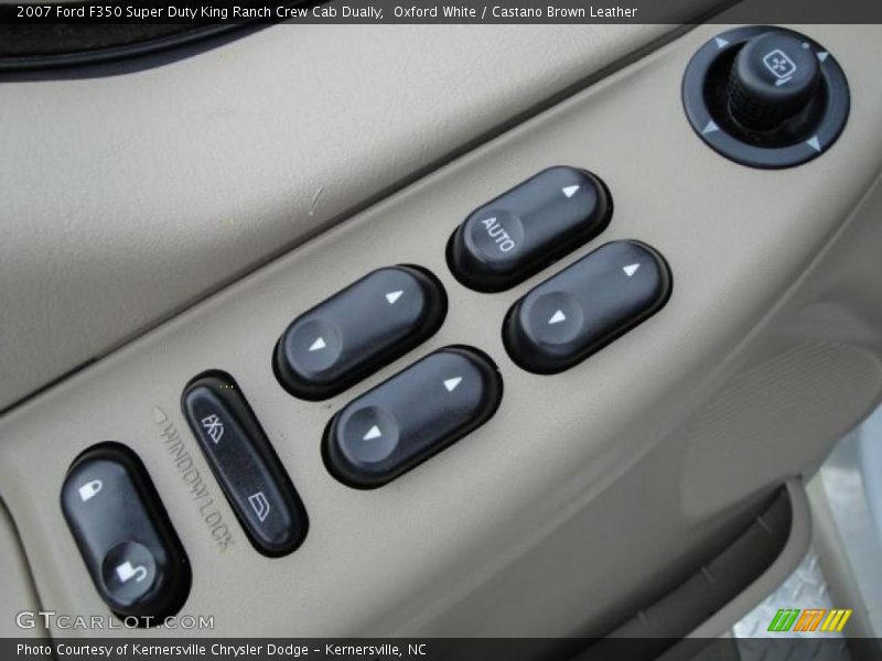 Oxford White / Castano Brown Leather 2007 Ford F350 Super Duty King Ranch Crew Cab Dually