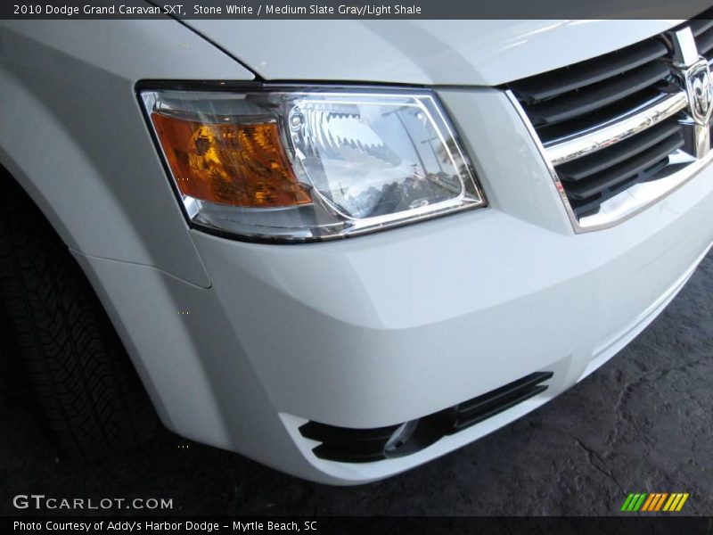 Stone White / Medium Slate Gray/Light Shale 2010 Dodge Grand Caravan SXT