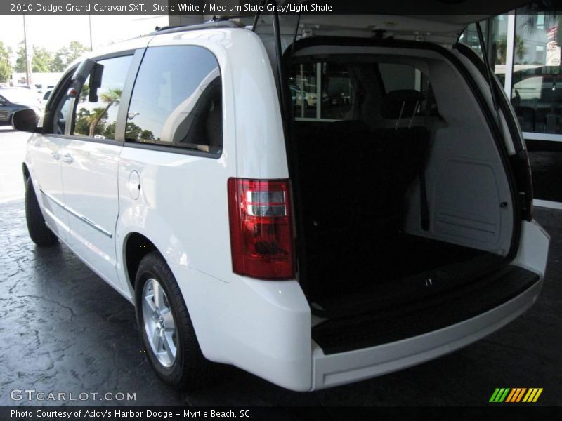 Stone White / Medium Slate Gray/Light Shale 2010 Dodge Grand Caravan SXT