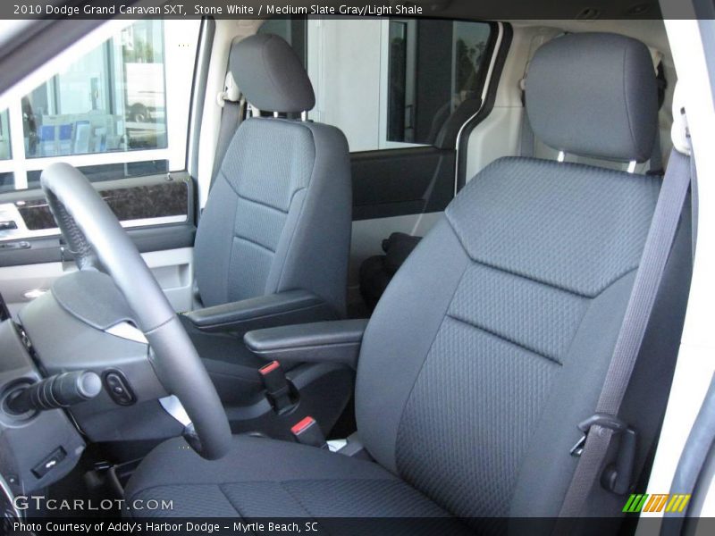 Stone White / Medium Slate Gray/Light Shale 2010 Dodge Grand Caravan SXT