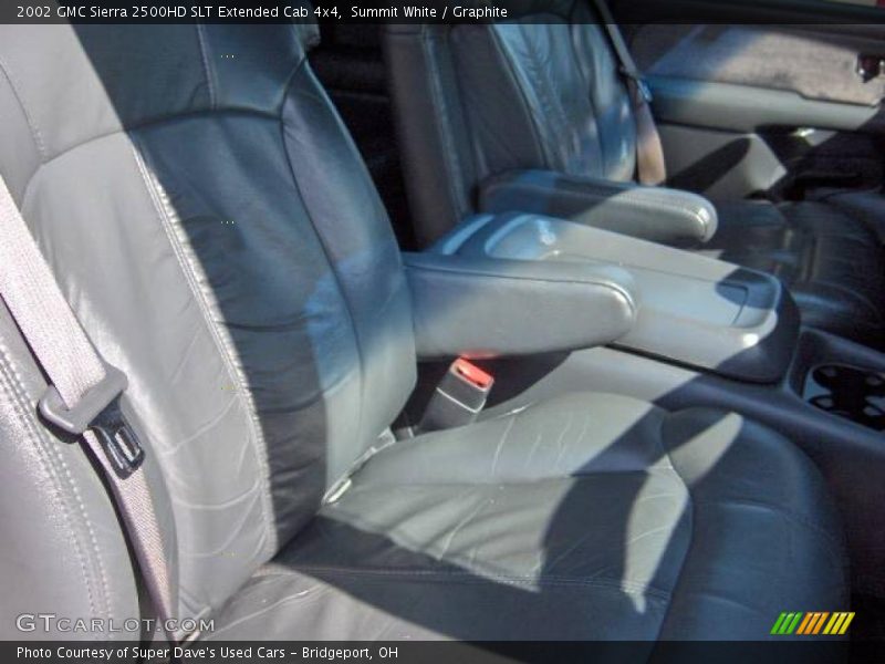 Summit White / Graphite 2002 GMC Sierra 2500HD SLT Extended Cab 4x4