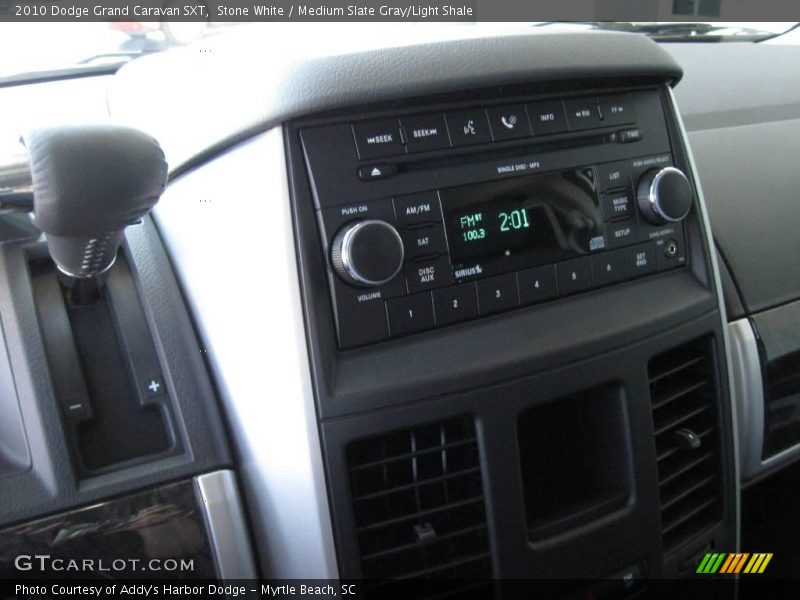 Stone White / Medium Slate Gray/Light Shale 2010 Dodge Grand Caravan SXT