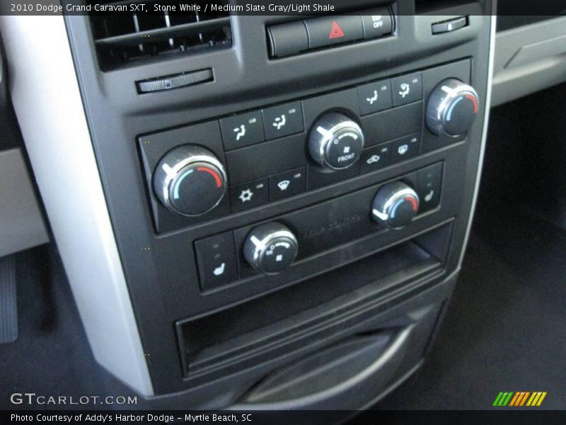 Stone White / Medium Slate Gray/Light Shale 2010 Dodge Grand Caravan SXT