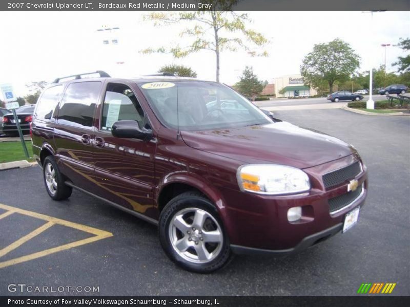 Bordeaux Red Metallic / Medium Gray 2007 Chevrolet Uplander LT