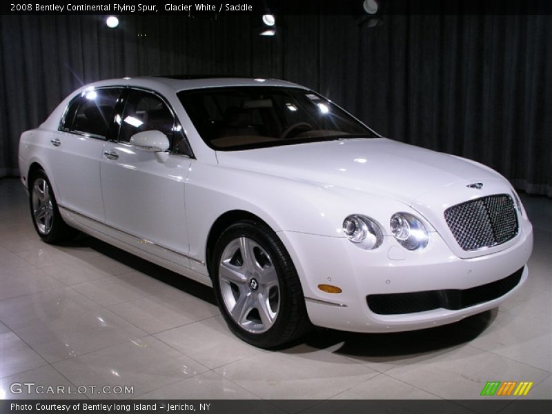 Glacier White / Saddle 2008 Bentley Continental Flying Spur