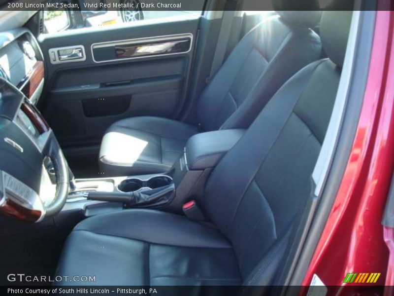 Vivid Red Metallic / Dark Charcoal 2008 Lincoln MKZ Sedan