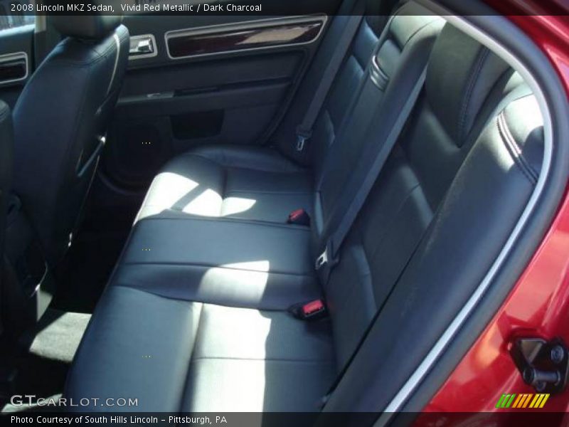 Vivid Red Metallic / Dark Charcoal 2008 Lincoln MKZ Sedan