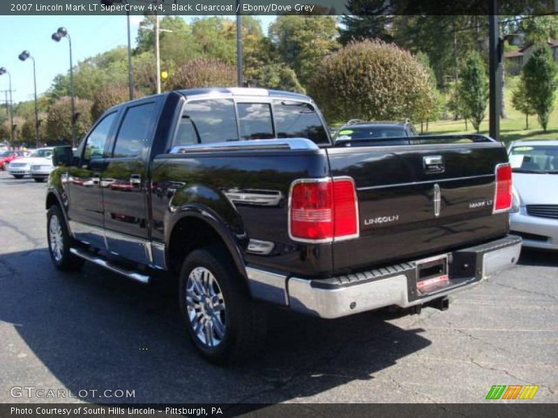 Black Clearcoat / Ebony/Dove Grey 2007 Lincoln Mark LT SuperCrew 4x4