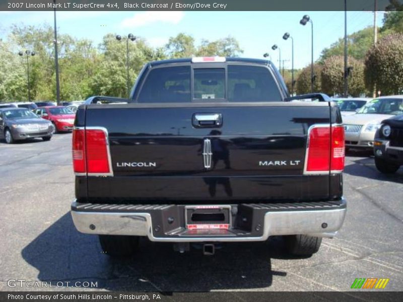 Black Clearcoat / Ebony/Dove Grey 2007 Lincoln Mark LT SuperCrew 4x4