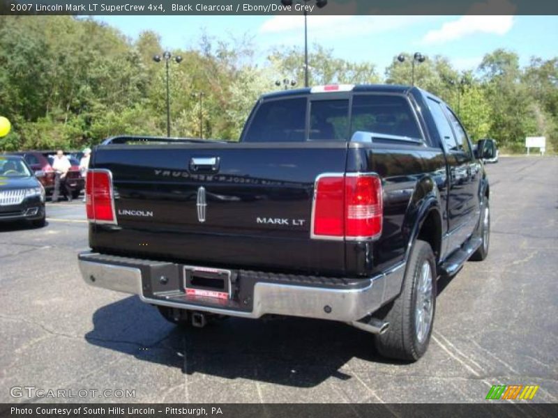 Black Clearcoat / Ebony/Dove Grey 2007 Lincoln Mark LT SuperCrew 4x4