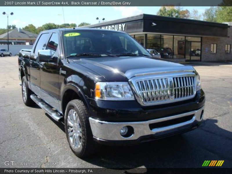 Black Clearcoat / Ebony/Dove Grey 2007 Lincoln Mark LT SuperCrew 4x4