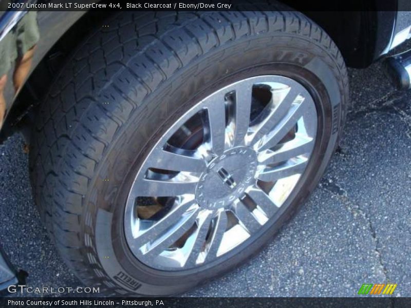 Black Clearcoat / Ebony/Dove Grey 2007 Lincoln Mark LT SuperCrew 4x4