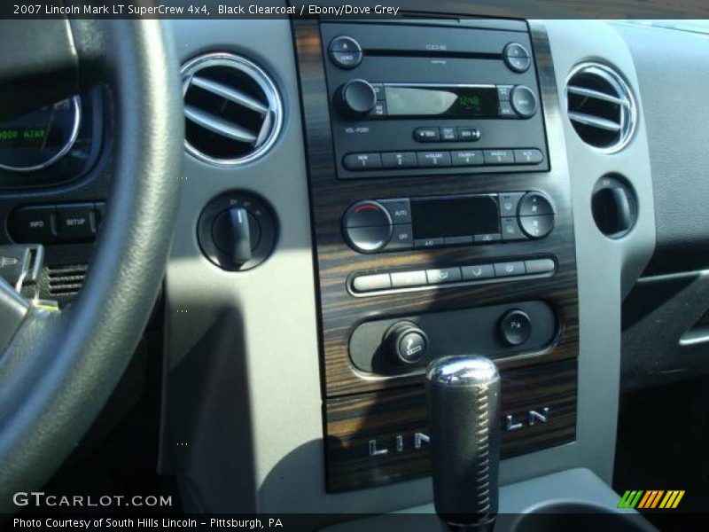 Black Clearcoat / Ebony/Dove Grey 2007 Lincoln Mark LT SuperCrew 4x4