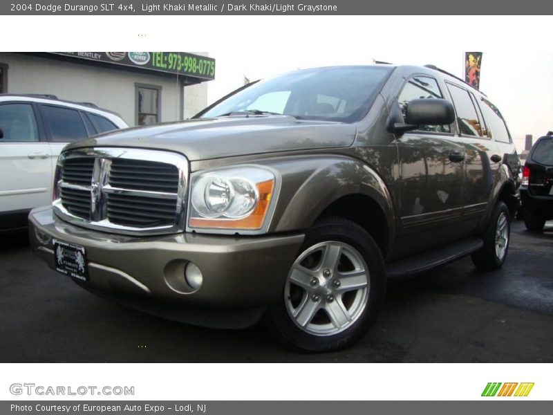 Light Khaki Metallic / Dark Khaki/Light Graystone 2004 Dodge Durango SLT 4x4