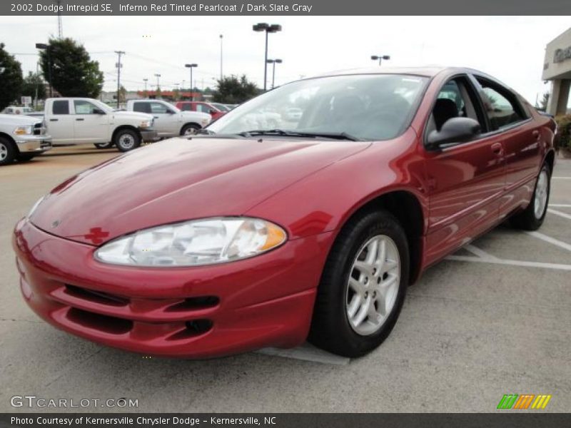 Inferno Red Tinted Pearlcoat / Dark Slate Gray 2002 Dodge Intrepid SE