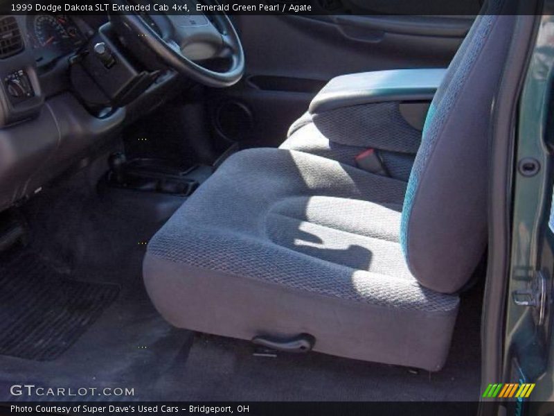Emerald Green Pearl / Agate 1999 Dodge Dakota SLT Extended Cab 4x4