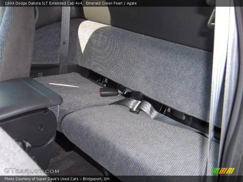 Emerald Green Pearl / Agate 1999 Dodge Dakota SLT Extended Cab 4x4