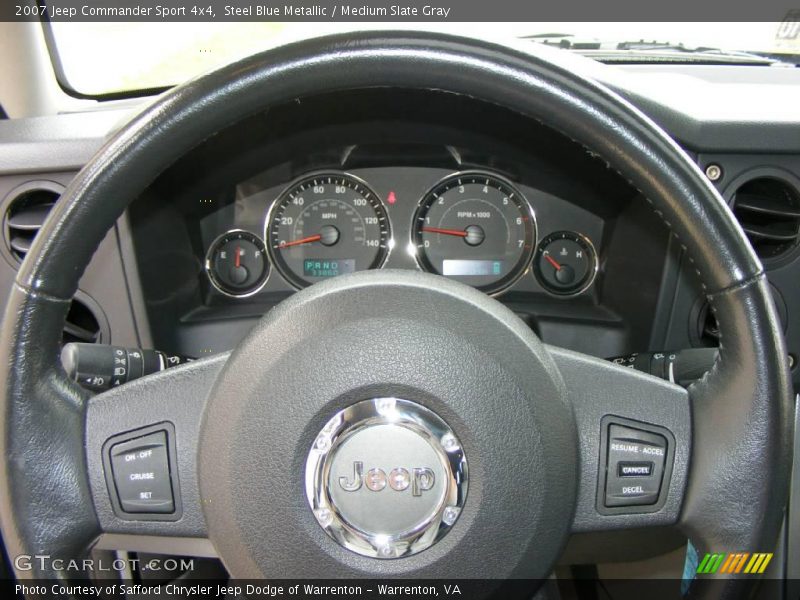 Steel Blue Metallic / Medium Slate Gray 2007 Jeep Commander Sport 4x4