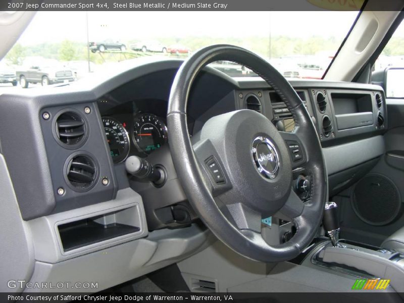 Steel Blue Metallic / Medium Slate Gray 2007 Jeep Commander Sport 4x4