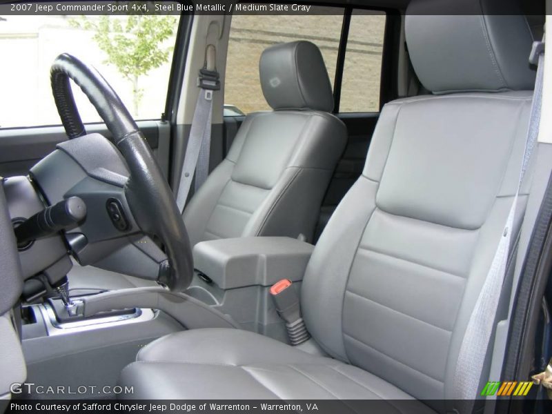 Steel Blue Metallic / Medium Slate Gray 2007 Jeep Commander Sport 4x4