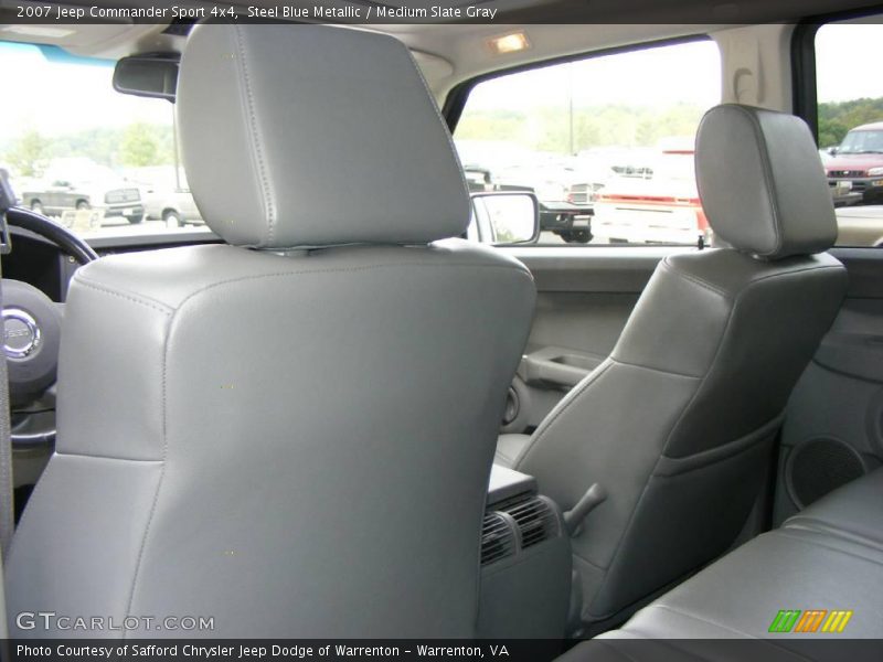 Steel Blue Metallic / Medium Slate Gray 2007 Jeep Commander Sport 4x4